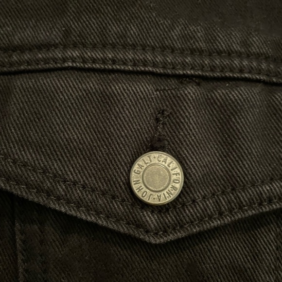 john galt black denim jacket! - Picture 2 of 3